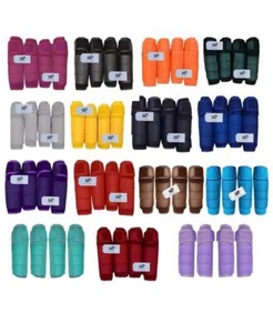 Pferdemedizin Bürstenstiefel Beinwickelschutz 2er und 4er Set Sportkolben/Voll - Bild 1 von 17