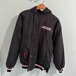 Portland Trailblazers Starter Zip-up Hooded Basketball Jacket  Size Small Used