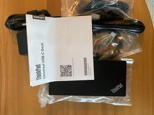 Lenovo ThinkPad 40AY USB-C Docking Station LDA-KP With USB C Cable NEW! - Picture 1 of 6