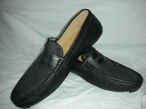 Coach Mahogany Signature LOAFERS in black USA 9M UK 7.5 - Picture 1 of 8