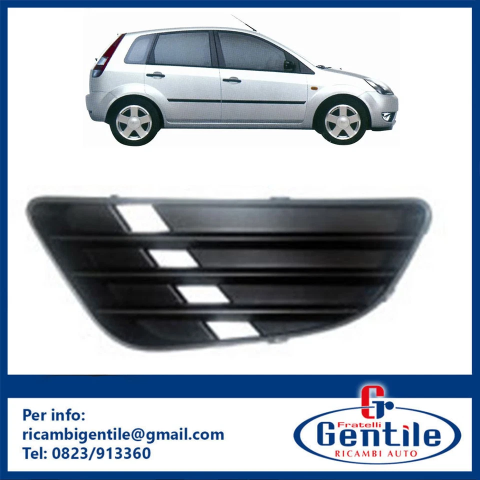 Ford Fiesta 2002 al 2006 GRIGLIA PARAURTI ANTERIORE TAPPO FENDINEBBIA SINISTRO - Image 1 of 1