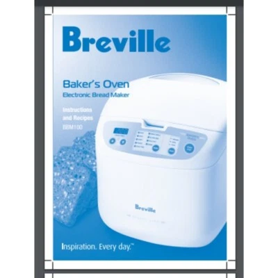 Breville Bread Maker Machine BBM100 Owner Recipe manual(only!) 64 Pages - Image 1 of 2