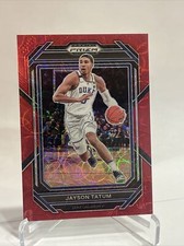 2023 Prizm Draft Picks, Jayson Tatum, Red Scope #/88 Rare SP Celtics Duke