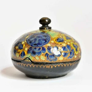 Cofanetto vintage Portagioie in Legno Dipinto a Mano Handmade Old Wooden Box '50 - Imagen 1 de 2