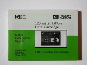 HP DDS2/DDS-2 DAT Data Tape/Cartridge 4/8GB 4mm 120m NEW - Picture 1 of 2