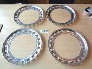 Opel Rekord A Rekord B Radzierring Zierring Rad Radzierblende Chrom - Picture 1 of 12