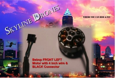 PARROT BEBOP MOTOR FRONT- LEFT MOTOR  4" Cable with Black Connector..  - Image 1 of 4