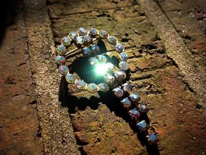 Metaphysical Vintage Brooch Ebony Manor Witch Estate "Daily Miracles" - Picture 1 of 3