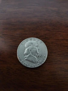 1952 d ben franklin half dollar - Picture 1 of 3