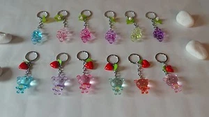 Atemberaubender Schlüsselring Charm Anhänger Geldbörse Tasche Auto Schlüsselhalter Ring Kette Geschenk für sie - Bild 1 von 34