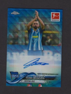 2018-19 Topps cromo Bundesliga #89 Vedad Ibisevic 63/75 autógrafo onda azul - Imagen 1 de 2