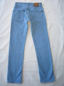 Volcom Solver Modern Straight Jeans Men Sz 29 x 31 Light Blue + Stretch - Picture 1 of 10