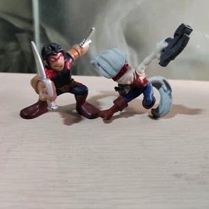 Lotto 2 pezzi action figure Marvel Squad Hero Hepzibah Warpath - Foto 1 di 4