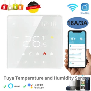 Digital WiFi Thermostat Raumthermostat Fußbodenheizung /Warmwasserbereitung APP - Bild 1 von 28