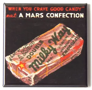 Chocolate Candy Fridge Magnet (matchbook sign "style A") - Picture 1 of 3