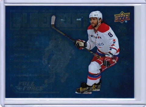 15/16 UD FULL FORCE HOCKEY BLUEPRINT FOIL INSERT CARDS (BP-XX) U-Pick From List Cover