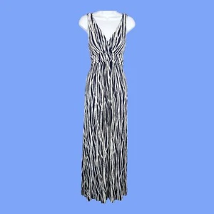 SOFT ENVIRONMENT Jersey-Strick-Maxikleid Empire-Taille Kreuzfahrt Resort Spa Small - Bild 1 von 8