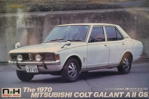1/24 Doyusha 1970 Mitsubishi Colt Galant A II GS Modellbausatz Japan - Neu im Karton Vintage - Bild 1 von 6