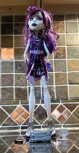 Monster High Doll Ghouls Night Out Spectra Vondergeist Hat Purse Coffin Phone - Picture 1 of 10