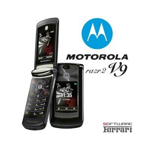 Téléphone Cellulaire Motorola RAZR2 V9 Noir Umts Appareil Photo Usagé