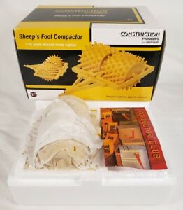 Sheep's Foot Compactor By First Gear/ 1st Gear 1/25 Scale NIB - Yellow