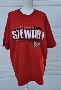 Camiseta gráfica Tony Stewart Rush Truck Centers TALLA 2XL ROJA DOBLE CARA NUEVA CON ETIQUETAS - Imagen 1 de 6