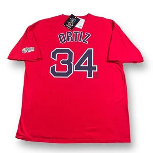 NWT Majestic David Ortiz Boston Red Sox 2007 World Series Jersey Tee Mens 2XL - Picture 1 of 7