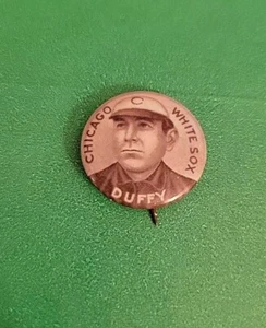 1910 P2 Sweet Caporal Pin Hugh Duffy HOF Chicago White Sox Small Letters NR/MT - Picture 1 of 3
