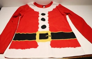Wondershop Women's Size MEDIUM Christmas Santa Suit Pajama Fleece TOP ONLY - Picture 1 of 4