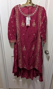Fiesta India Paquistaní Shalwar Kameez Kurta Mujer Talla 14 ¡Nuevo! - Imagen 1 de 11