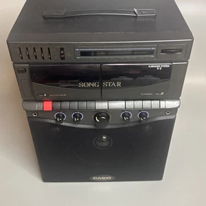 Vintage Casio Song Star Karaoke Anlage S-2 Radio Cassette Player - getestet - Bild 1 von 7
