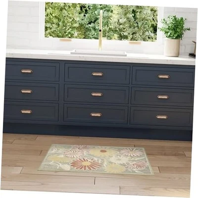  Aloha Sage Rose 2'8" x 4' Area Rug - Easy Clean, Non Shedding, Bed Room,  - Image 1 of 4