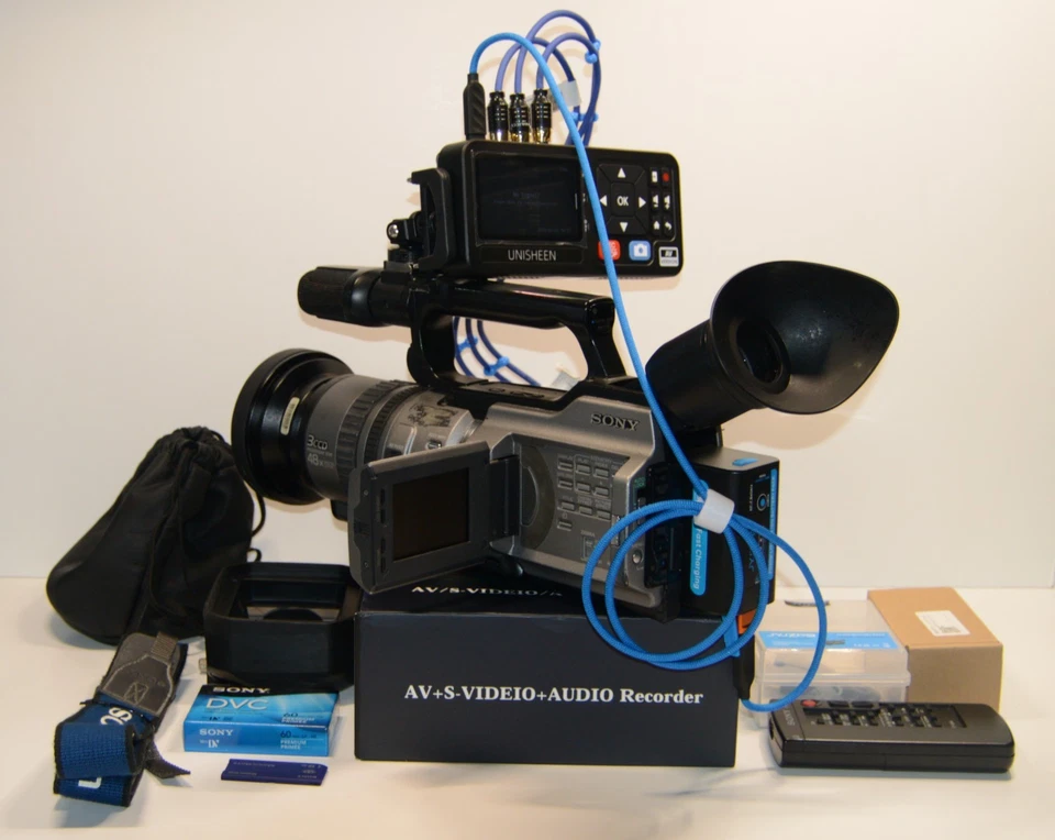 The Ultimate Filmmaker Skateboard Tape & Tapeless DCR-VX2100 MiniDV Cámara Kit Foto 1 de 4