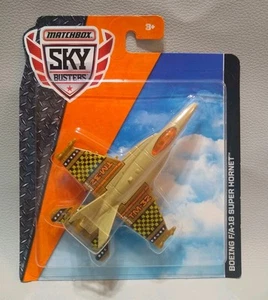 Matchbox Sky Busters BOEING F/A-18 SUPER HORNET Color Gold - Picture 1 of 5