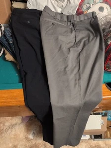 2 Pair Bundle Mens Dress Pants Size 34×32 Pre-Loved - Picture 1 of 5