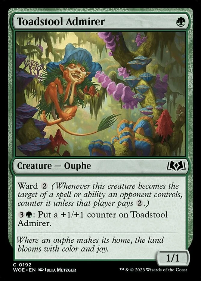 x1 Toadstool Admirer - Wilds of Eldraine - NM - MTG - Image 1 of 1