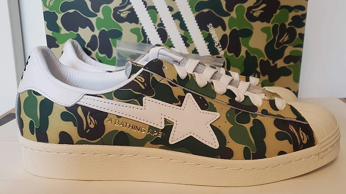 adidas BAPE x Superstar 80s ABC Camo for Sale | Authenticity