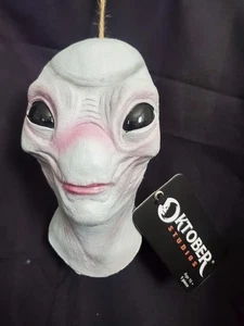 Halloween Visitor Alien Latex Hanging Ornament 6 In Prop By Oktober Studios New - Picture 1 of 19
