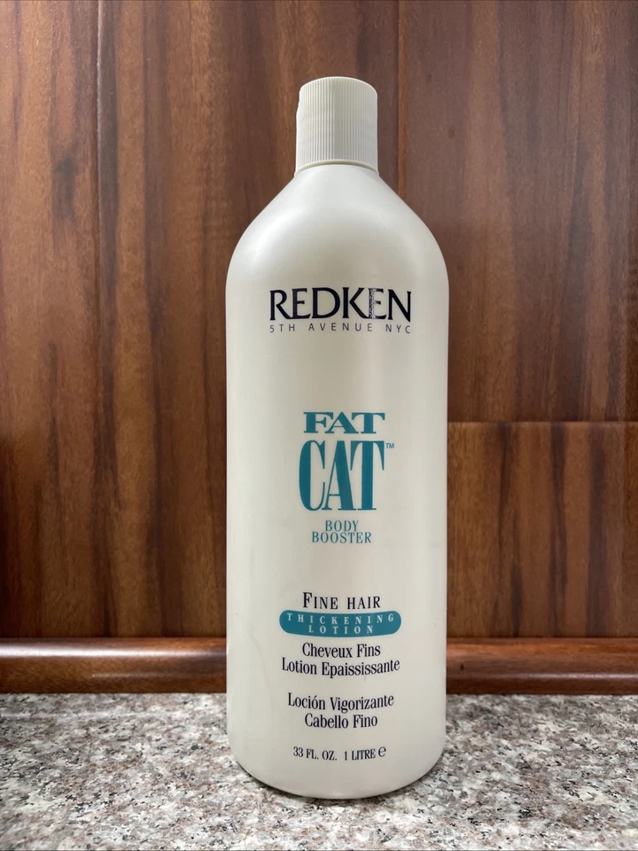 REDKEN 脂肪猫身体增稠乳液 33 盎司(已停产)HTF — 第 1/4 张图片
