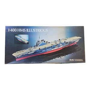 Heller Humbrol 1:400 HMS Illustrious Aircraft Carrier Model Kit - Picture 1 of 2