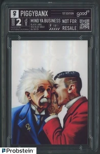 Piggybanx Piggy Banx 1st 1/1 Mind Ya Business Black Label Flash Einstein Tesla - Picture 1 of 7