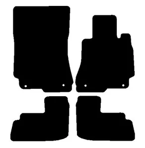 Fits Mercedes CL (W216) Coupe 2006-2013 Black Premium Tailored Car Mats HITECH - Picture 1 of 6