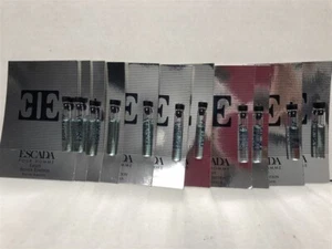 Lot 11pcs Escada Pour Homme Light Silver Edition 0.05 oz/1.5ml EDT Sample Vials - Picture 1 of 2