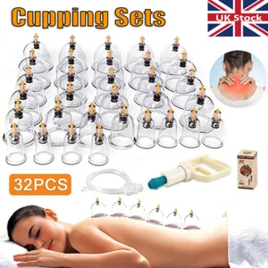 32PCS Cupping Vacuum Massage Cup Set Therapy Health Acupuncture Suction Magnet - Picture 1 of 14