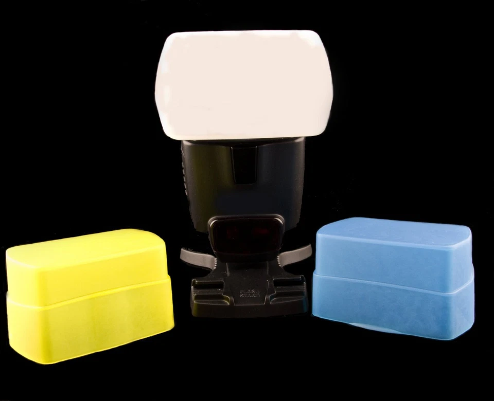 3 Farben Bouncer / Diffusor für Nikon SB-500 - Bild 1 von 1