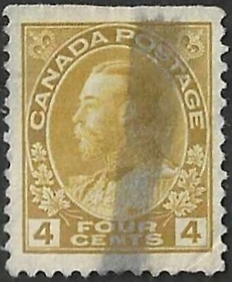 🍁Canadá #110 TSE "King George V" Usado Muy Bueno 1922 Edición Almirante (B) Foto 1 de 2