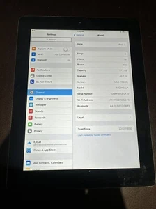 Apple iPad 2 64GB, Wi-Fi, 9.7in Silver A1395 Tested Working Unlocked - Picture 1 of 2