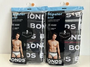 Bonds Mens 10 Pack Hipster Underwear Briefs Undies Black/Red/Grey - Foto 1 di 7