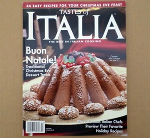 Tastes of Italia Magazine Holiday 2005 Cassata Alla Siciliana + Buon Natale - Picture 1 of 2