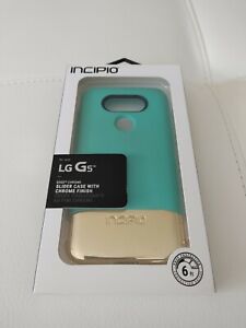 Incipio LG G5 EDGE CHROME Rugged Case Cover Teal / Gold, LGE-296-TLGD